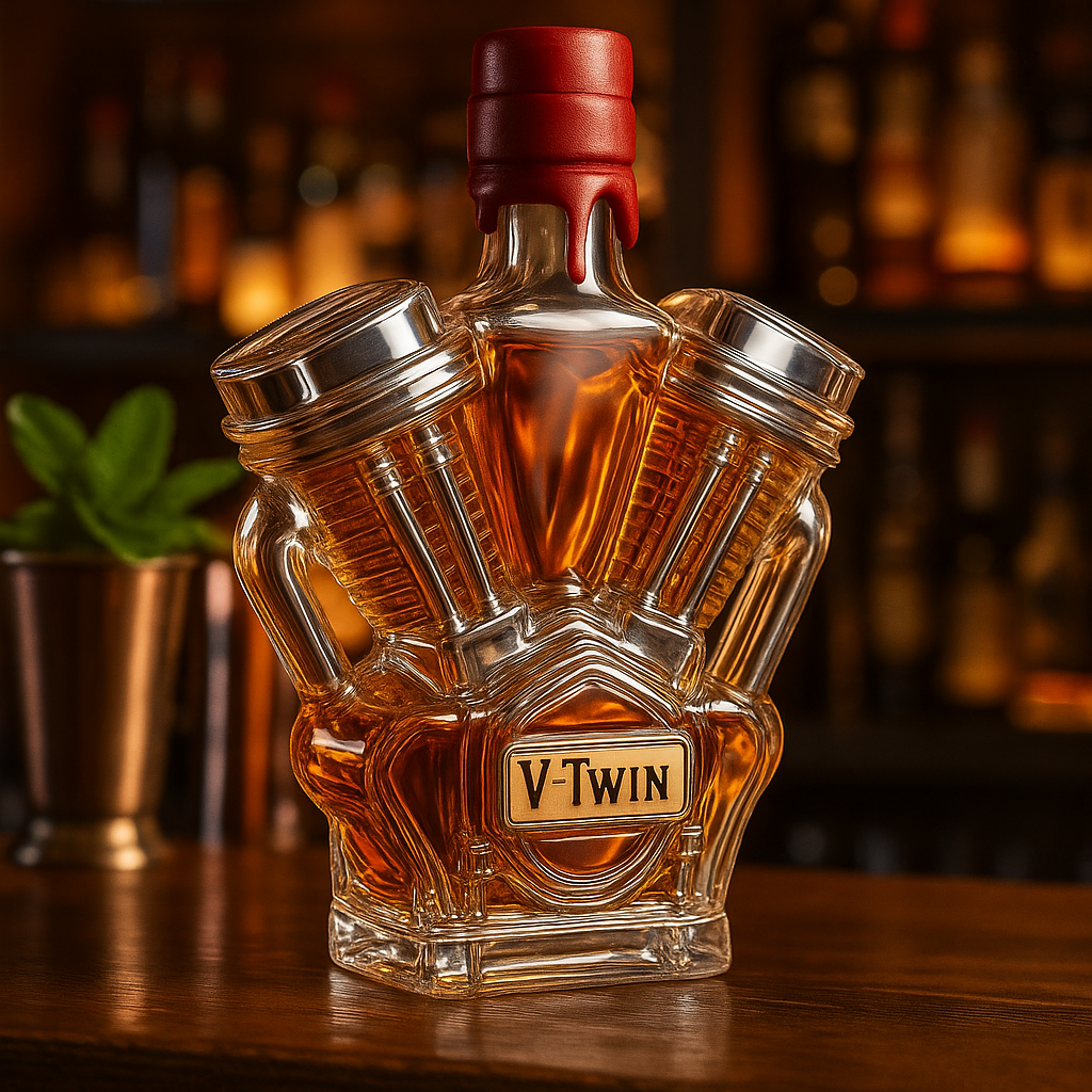 V8 Engine Decanter